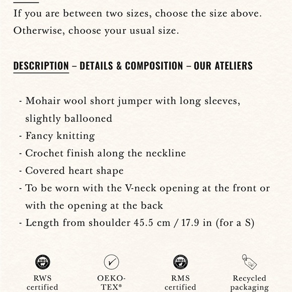 ❌ SOLD ❌ SEZANE | Sweater NWT - Picture 6 of 11